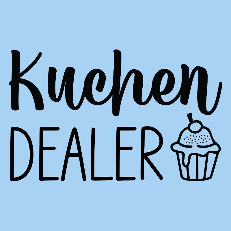 Kuchen Cupcake Script Logo