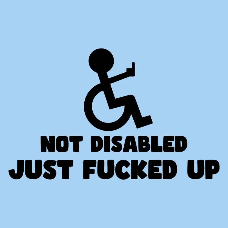 Pas handicapé, juste complètement perdu ! #