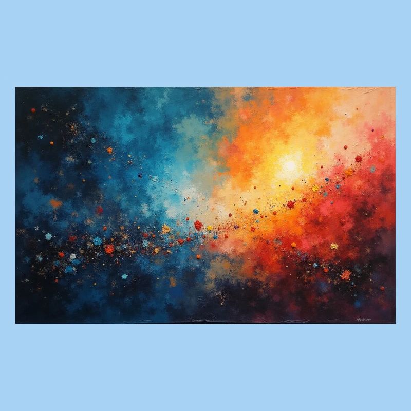 Aube Cosmic Abstract Splash