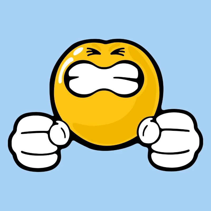 Smiley Anger Incensed