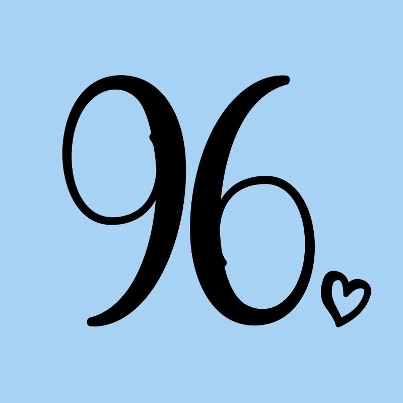 Mignon numéro 96, 96 ans, cadeau de 96e anniversaire