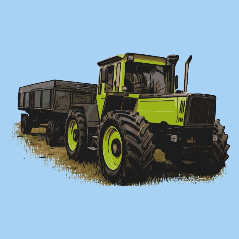 MB trac 1600 turbo mit Anhänger