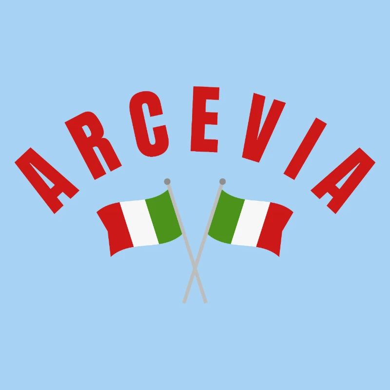 Drapeaux italiens d’Arcevia