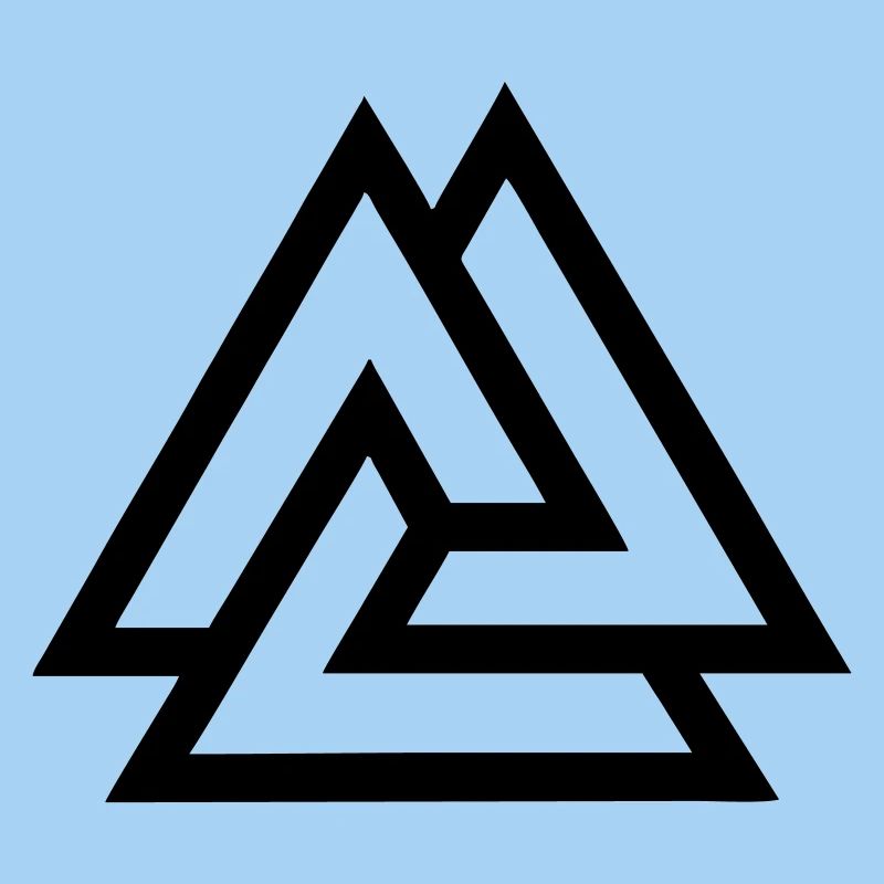 Valknut-Knoten im Kampf gefallen