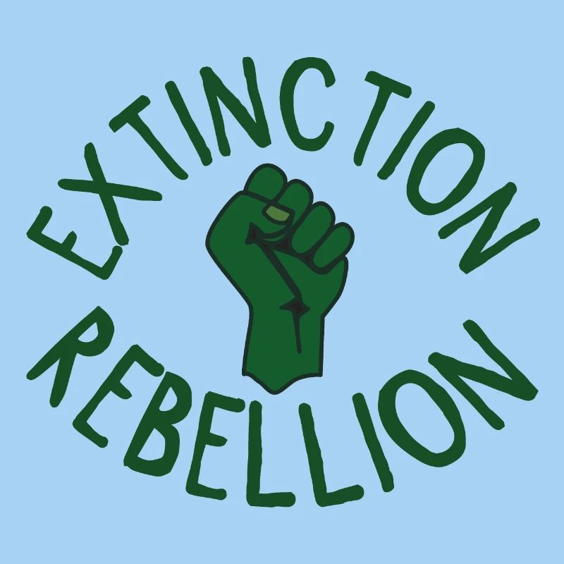 Extinction Rebellion Faust green