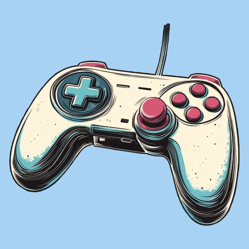 Gamepad, Gamepad, Controller Logo and Joystick