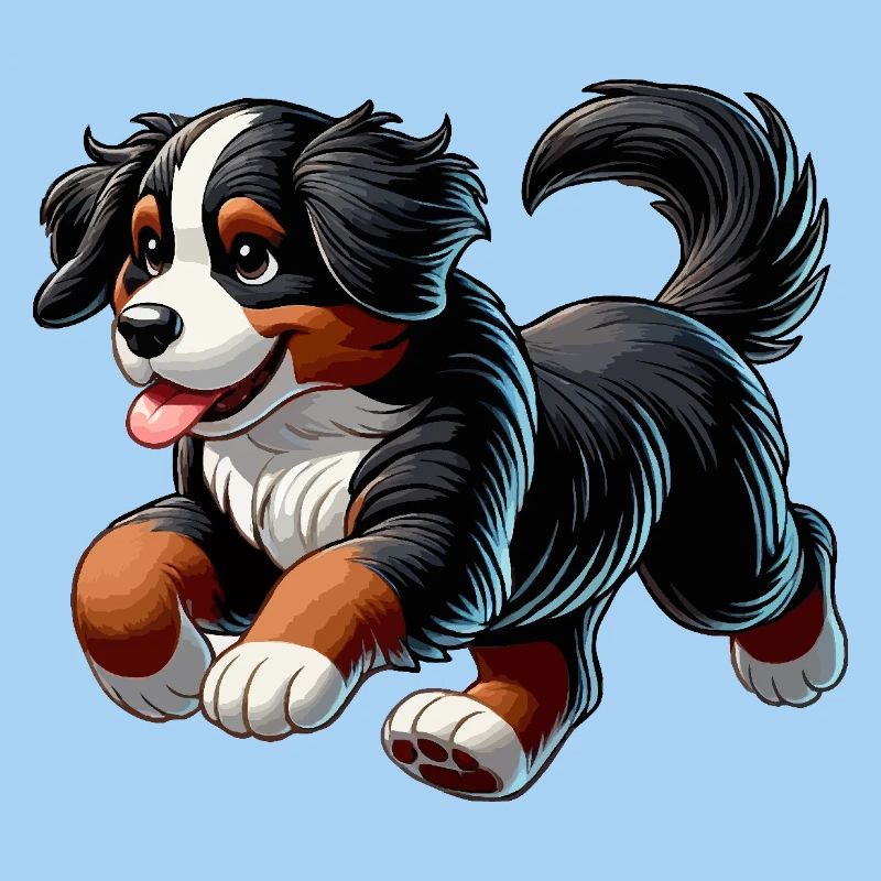 Bernese Mountain Dogs
