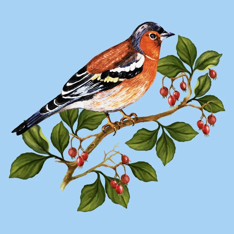 Bunter Vogel