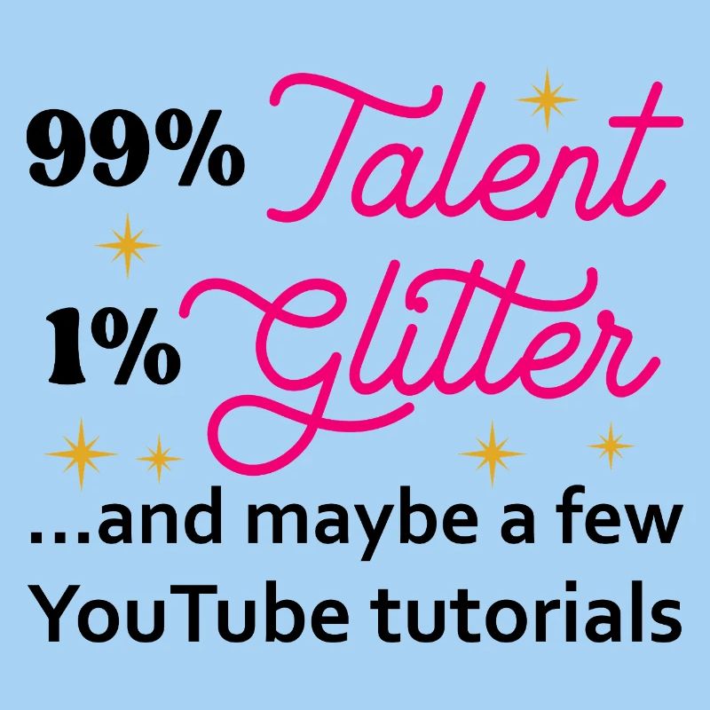 Talent Glitter Étoiles Script