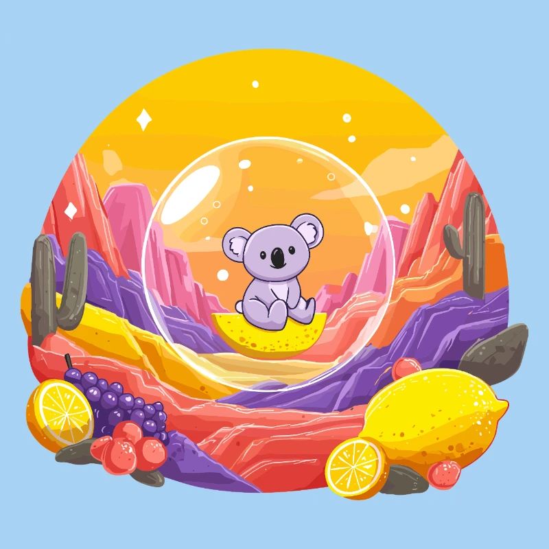 Koala im Glaskugel-Wunderland