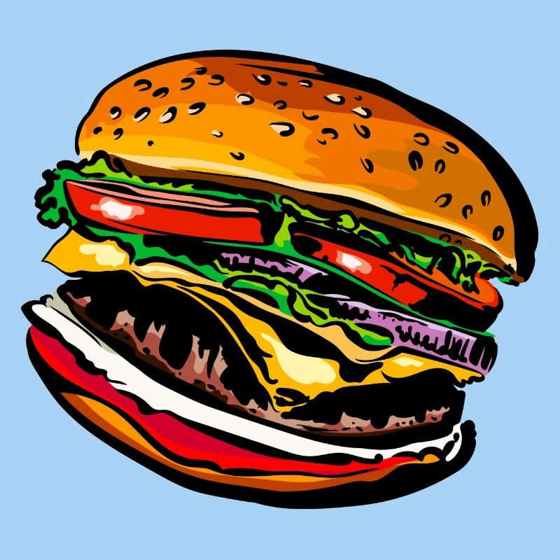 Burger Cheeseburger Restauration rapide