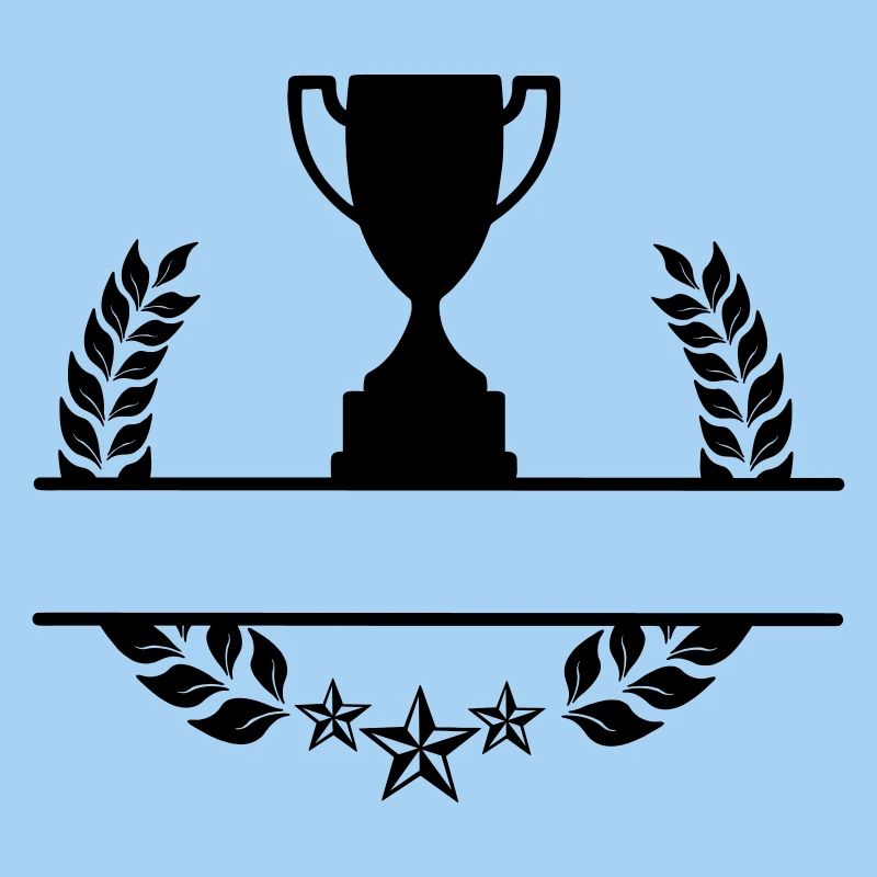 Coupe monogramme de couronne de laurier
