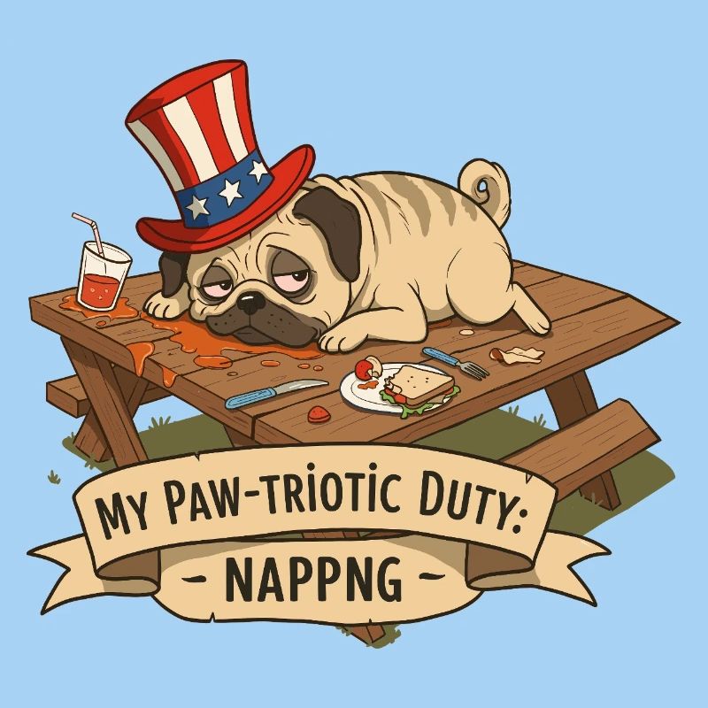 Mops Nickerchen