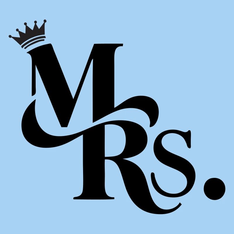 Mrs. & Krone, personalisierbar