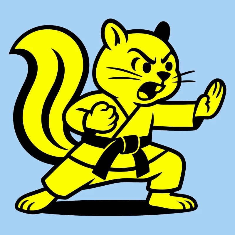 Karate Squirrels!
