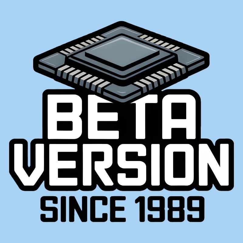 Futuristic Computer Chip Analog Printing