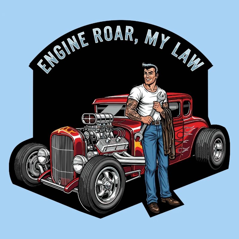 Hot engine and rebellious style