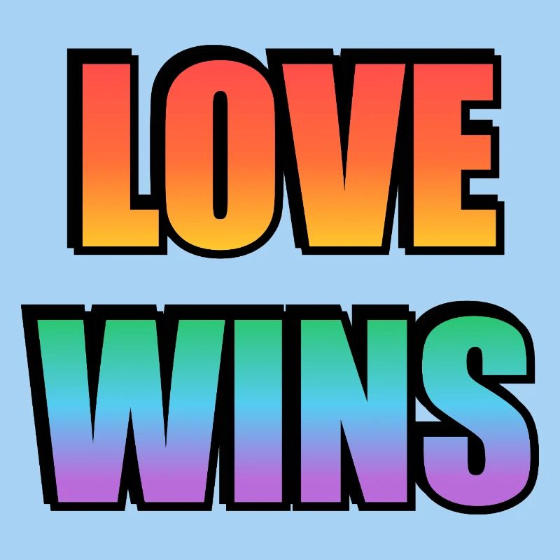 Love Wins Rainbow Gradient
