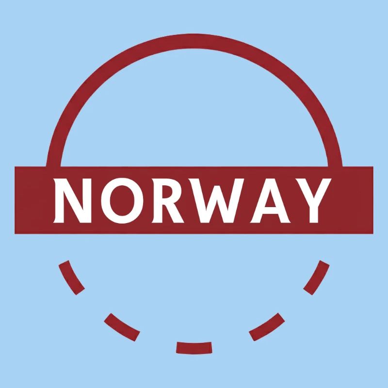 Norway Emblem Round Ring