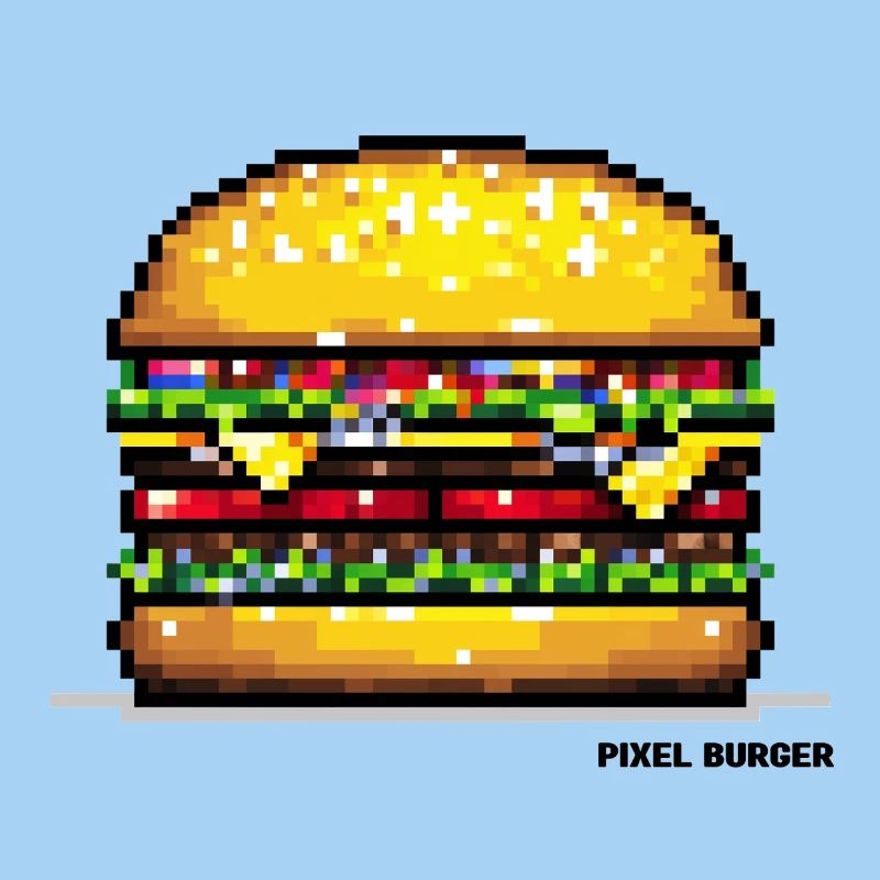 Pixel Hamburger