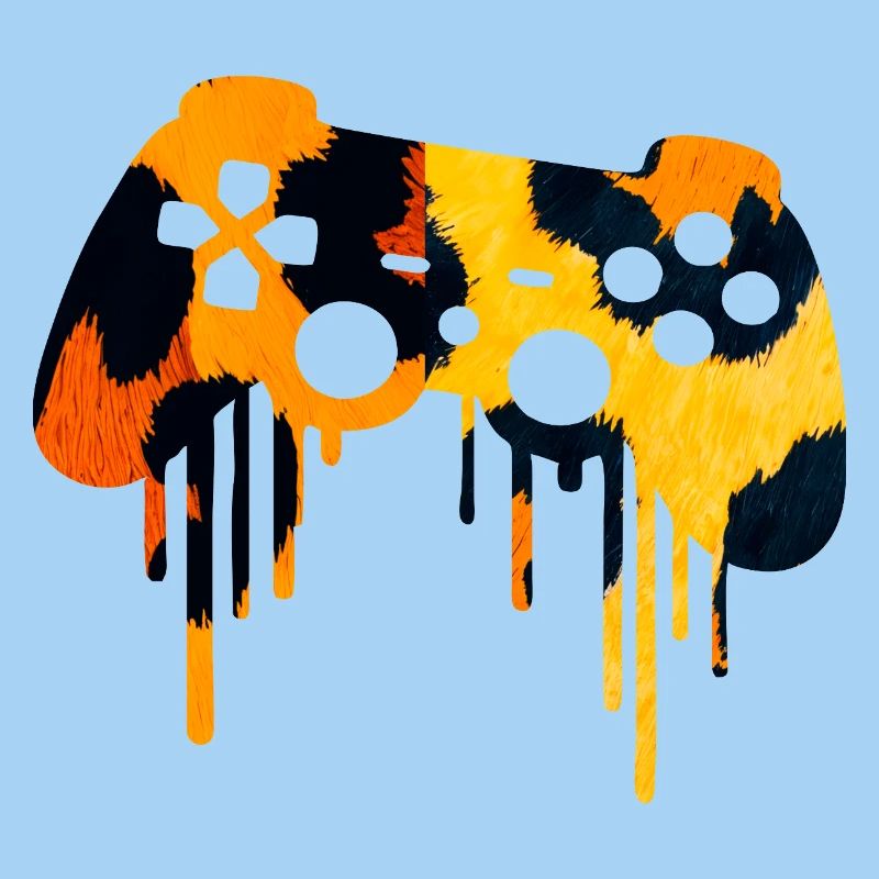 Leopardmuster Gaming player 