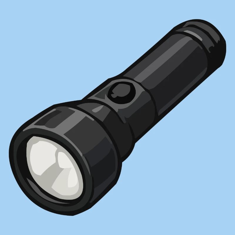 Illustration de lampe torche compacte