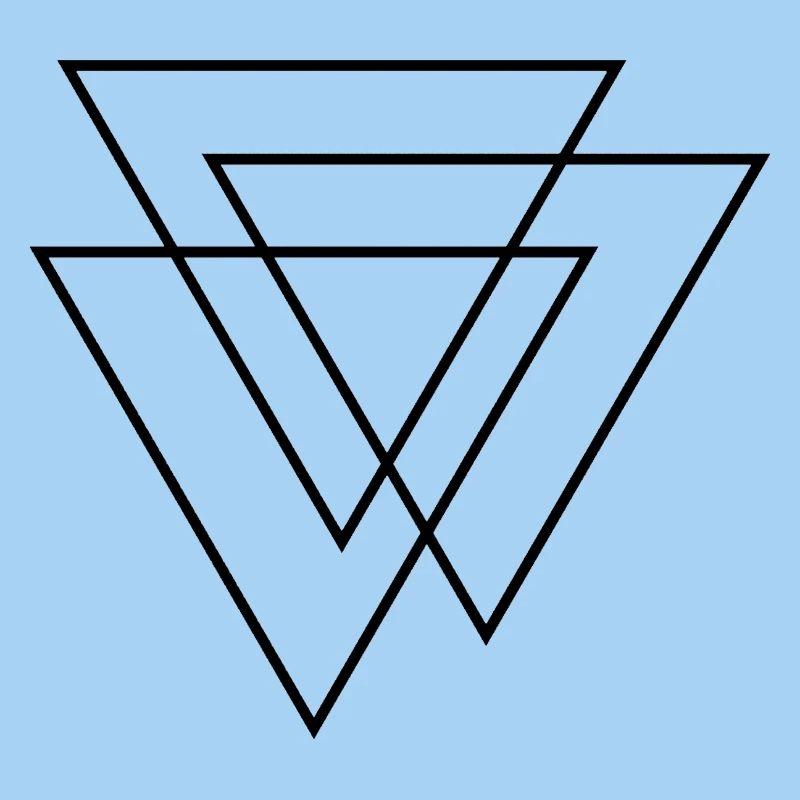 Triangles 3D - Trois Triangles - Trois Triangles Design