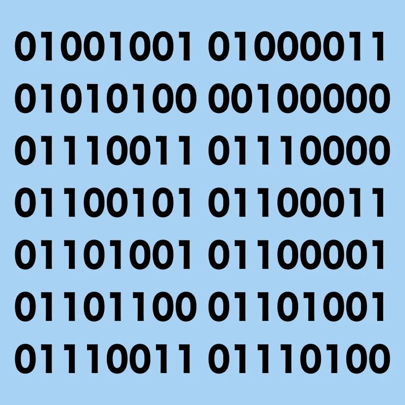 ICT specialist in binary. Software humor shirt #