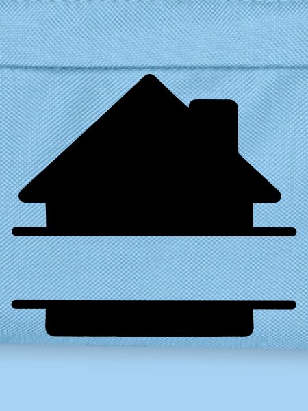 Hausschatten-Logo-Textbanner