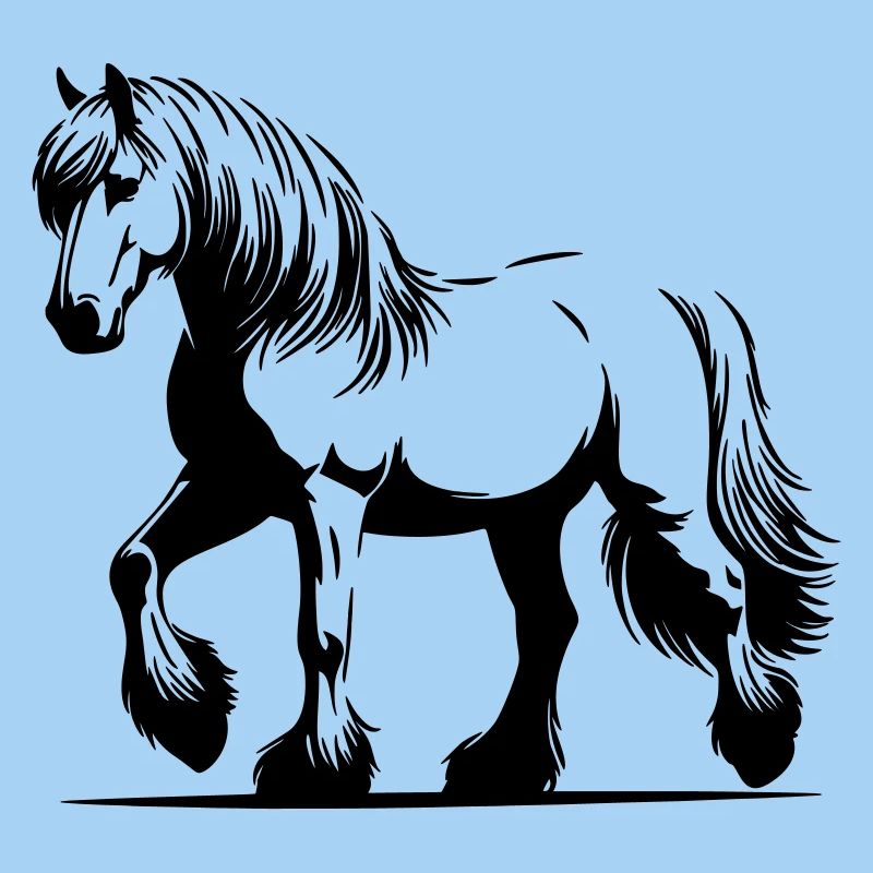 Pferd Haflinger