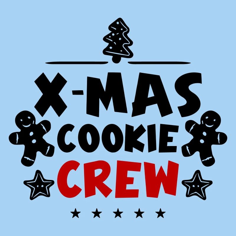 Équipe de cuisson des biscuits de Noël