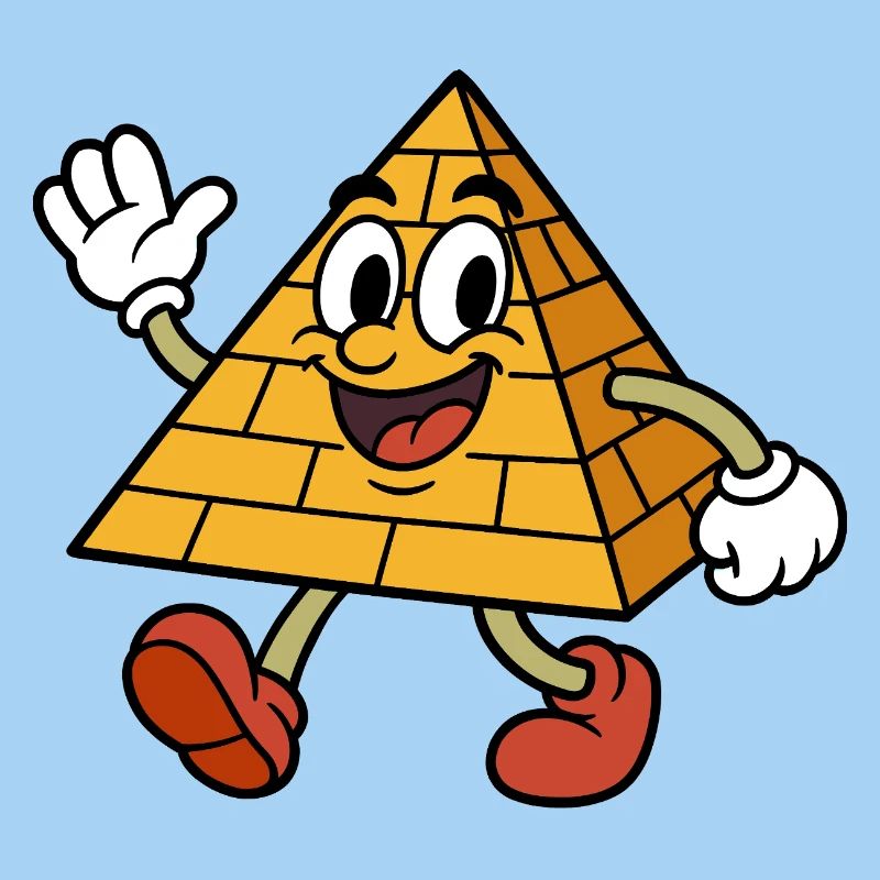 Sprechende verrückte Pyramide