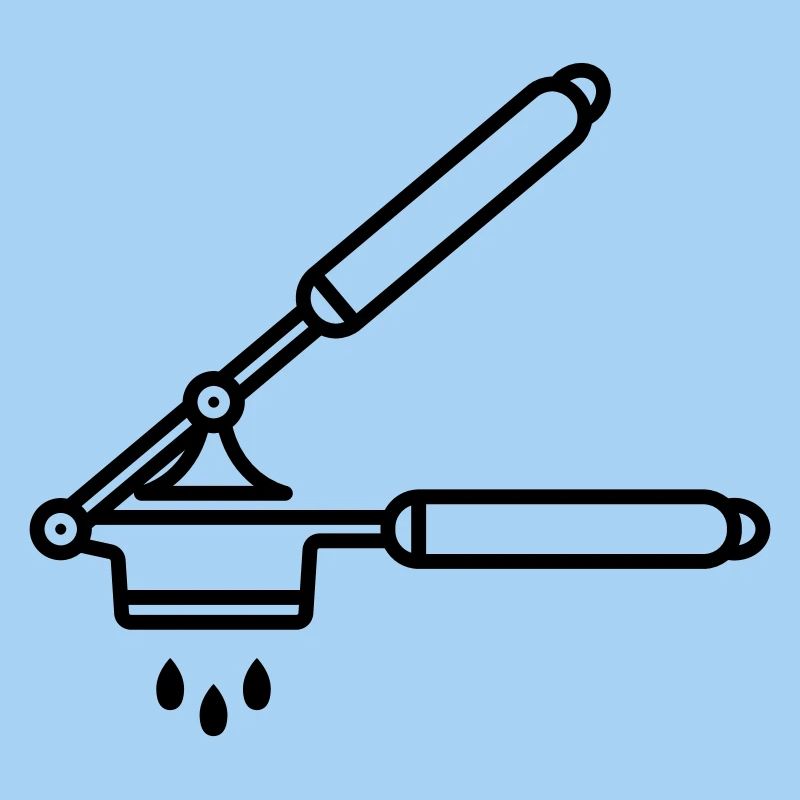 Knoblauch Presse oder Spätzle Presse