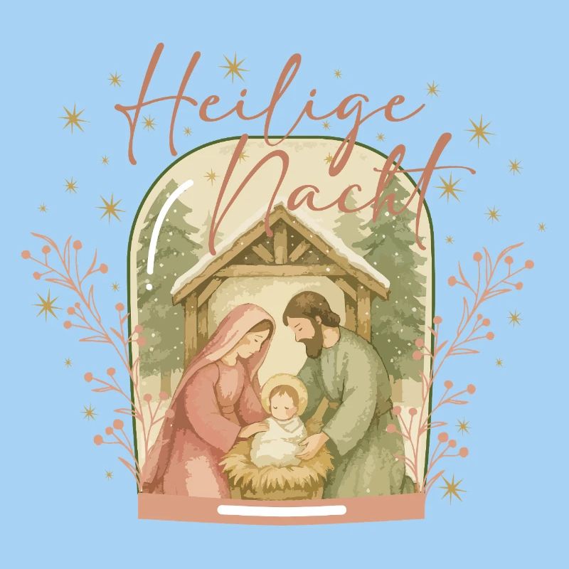 Holy Night Nativity Scene