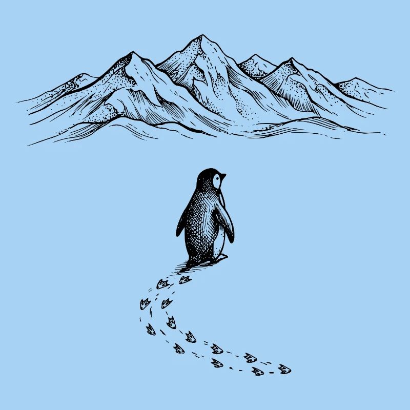 Pinguin Eisberg