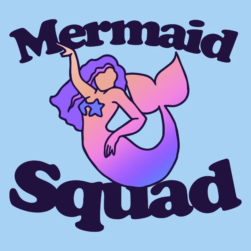 Meerjungfrauen-Squad-Gradient