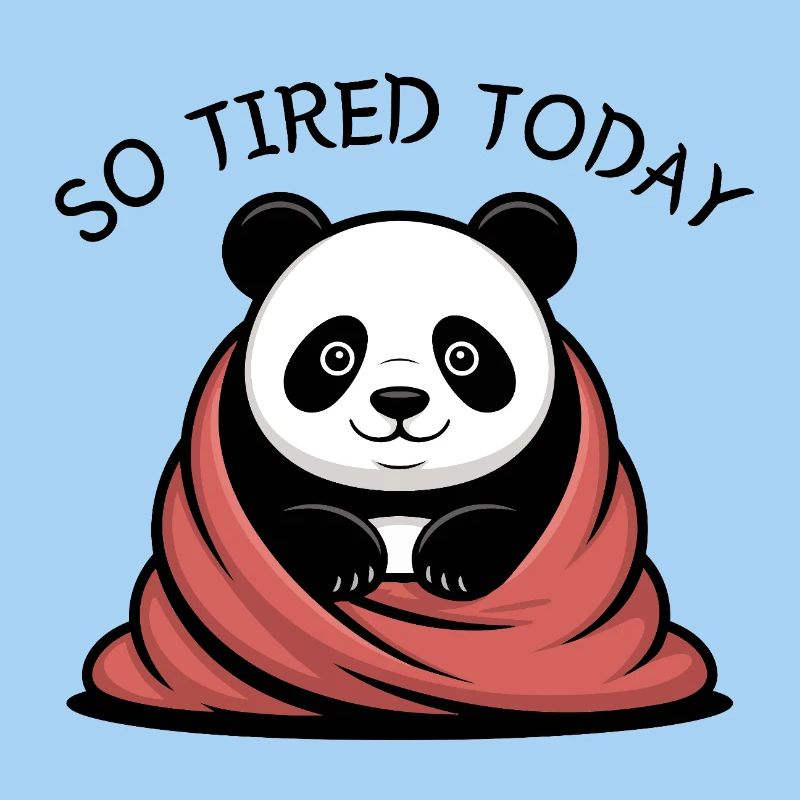 Panda Cuddle Dream Under Blanket