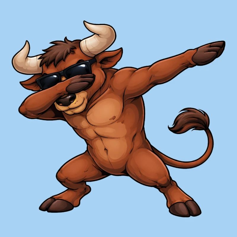 Dabbing Stier