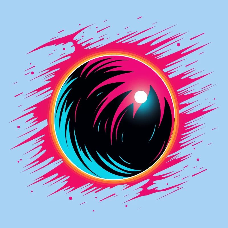 Boule de bowling rétro Steamwave