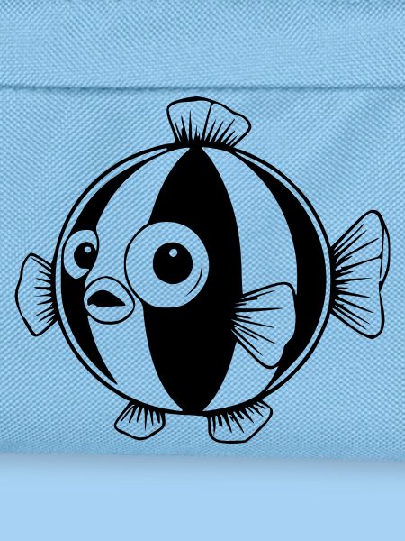Lustiger Comic Kugelfisch Geschenk 