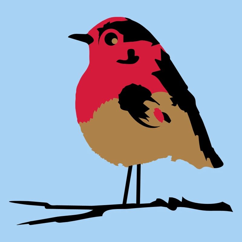 A robin on branch
