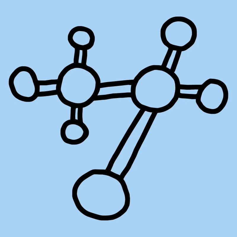 Atom Molekül/ Physik Mechanik Gitter