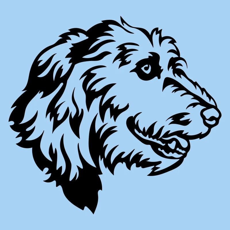 Irish Wolfhound Kopf