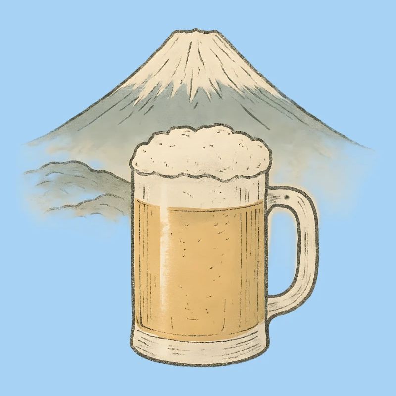 Bier am Berggipfel