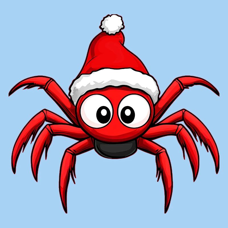 Weihnachtsmann Spinne