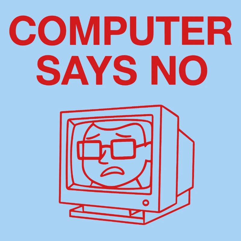 Retro Computer Says No Design