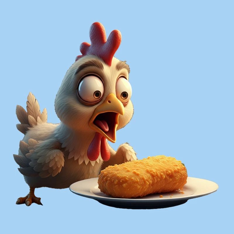 Verärgertes Huhn