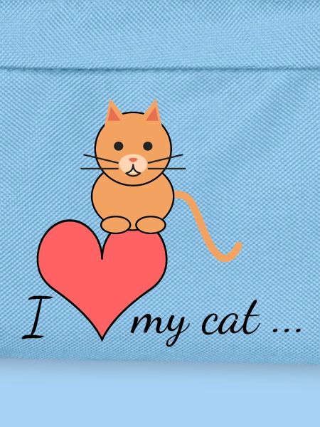 I love my cat...