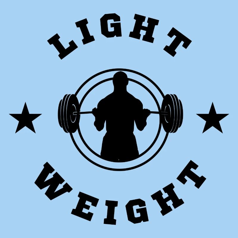 Haltérophile poids léger haltère bodybuilder