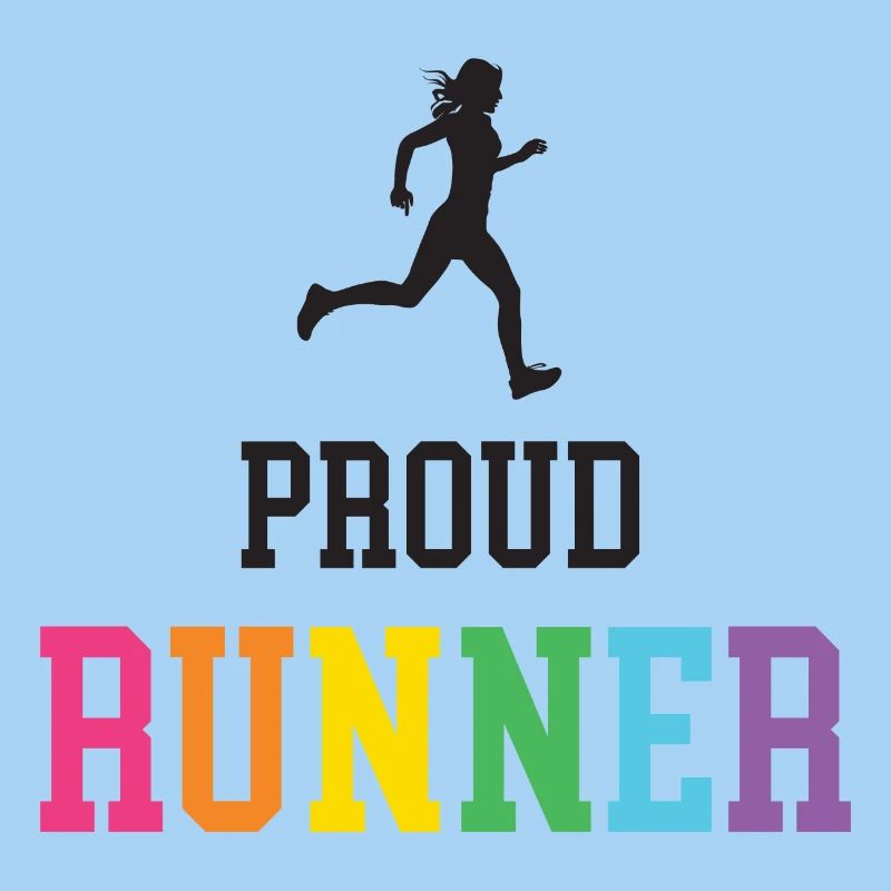 Fier coureur LGBT